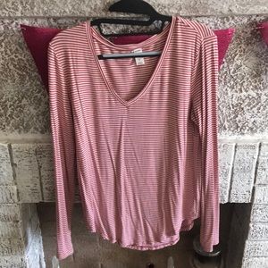 Old Navy - striped long sleeve v neck